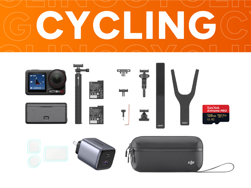 Osmo Action 5 Pro Cycling Bundle